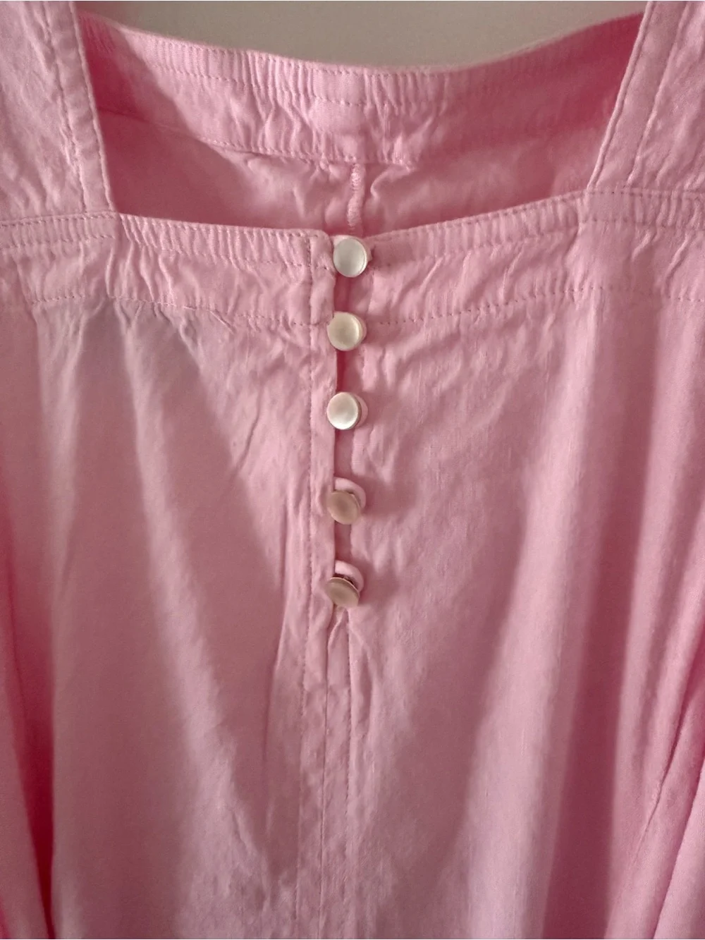 Vince Light Pink Sleeveless Tie-Waist Midi Dress